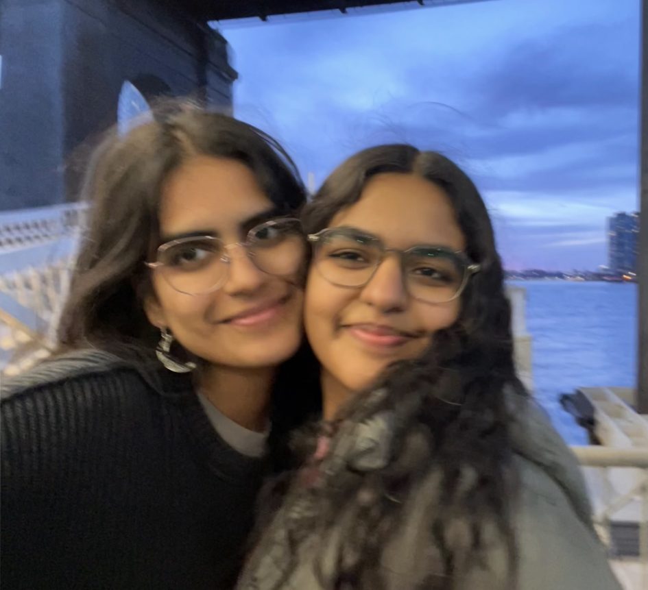 Kaavya with her sister