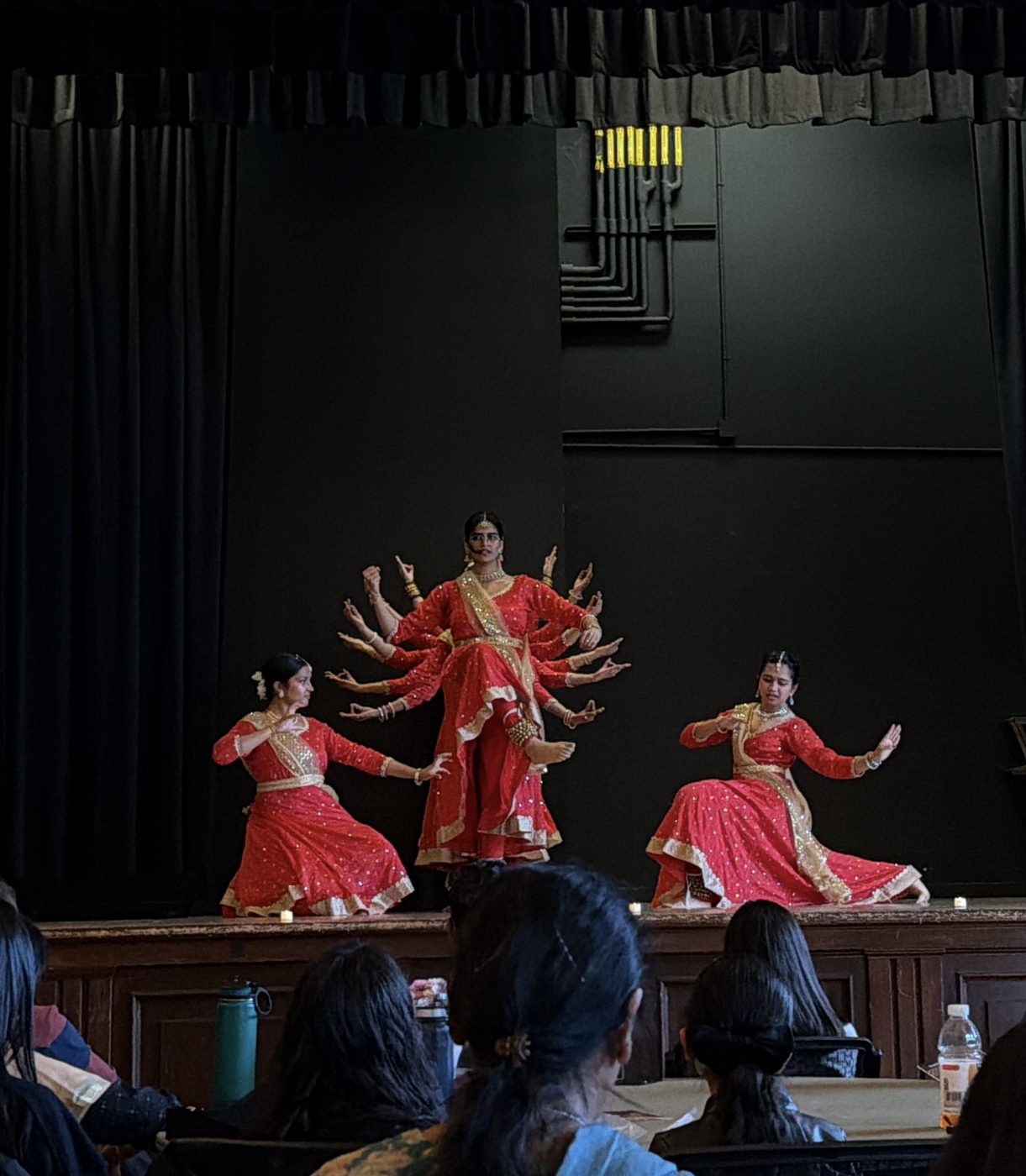 Kaavya performing at a spoken word night