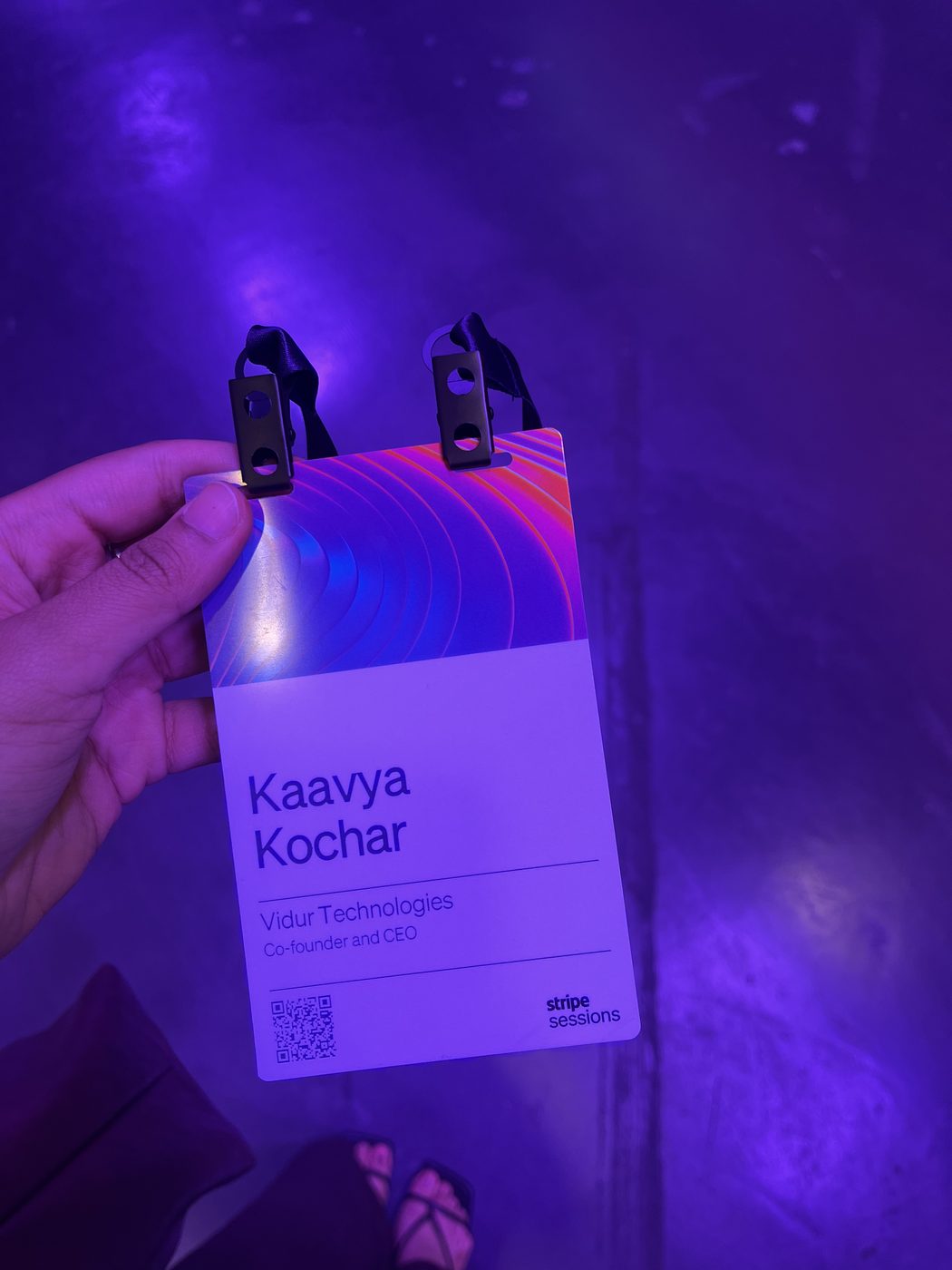 Kaavya at an event
